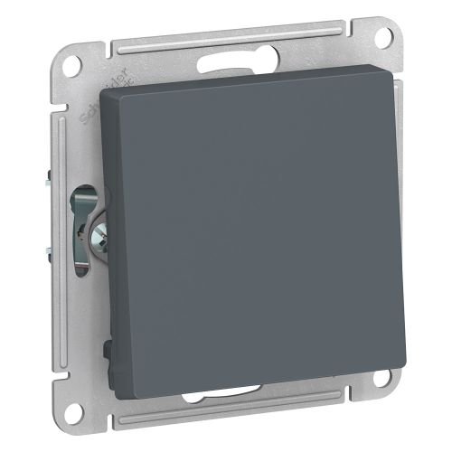 Переключатель 1-клавишный Systeme Electric Atlas Design 1240421 грифель, фотография