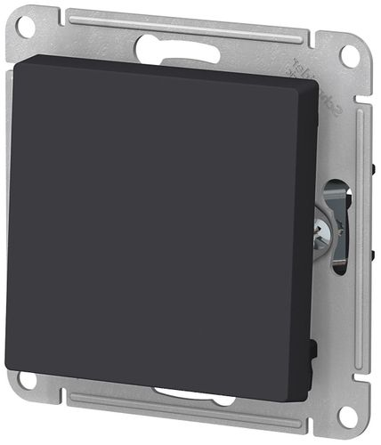 Переключатель 1-клавишный Schneider Electric Atlas Design ATN001071 карбон, картинка