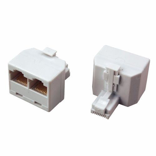 Переходник сетевой LAN REXANT штекер 8Р8С (RJ-45) -2 гнезда 8Р8С (RJ-45), картинка