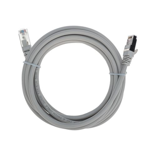 Патч-корд REXANT F/UTP CAT 6 RJ45-RJ45 26AWG LSZH серый 3 м, картинка