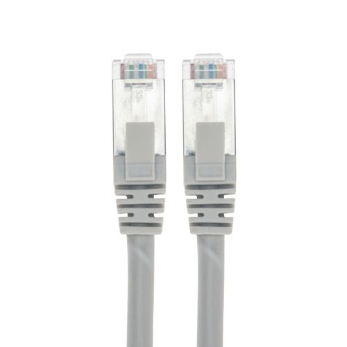 Патч-корд REXANT F/UTP CAT 6 RJ45-RJ45 26AWG LSZH серый 3 м, изображение