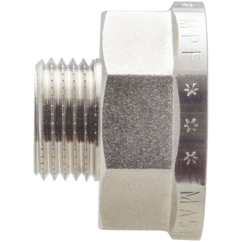 Переходник с ребордой 1" х 1/2" в/н MPF, крупный план