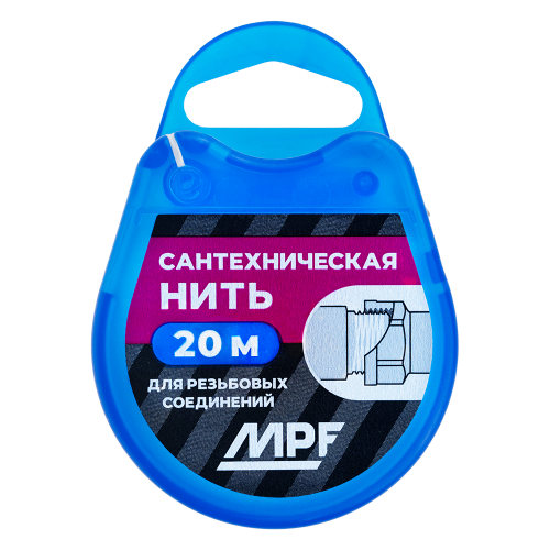 Нить сантехническая MPF для резьбовых соединений 20 м, фотография