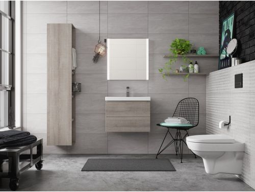 Подвесной унитаз Cersanit City Сlean On с горизонтальным выпуском и микролифтом, крупный план