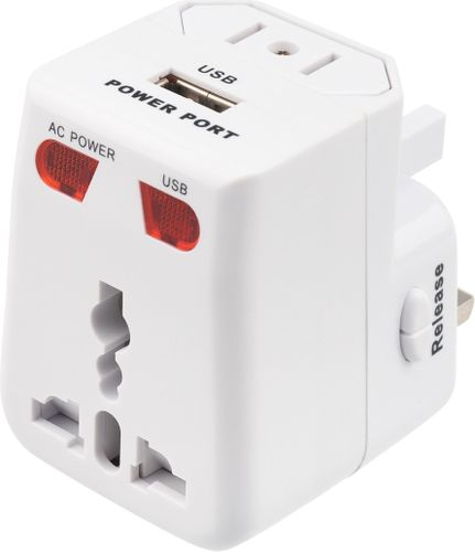 Сетевой адаптер REXANT USB Путешественник 6 А белый, изображение