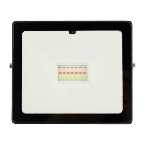 Прожектор Rexant RGB LED с пультом ДУ, 20Вт, черный, крупный план
