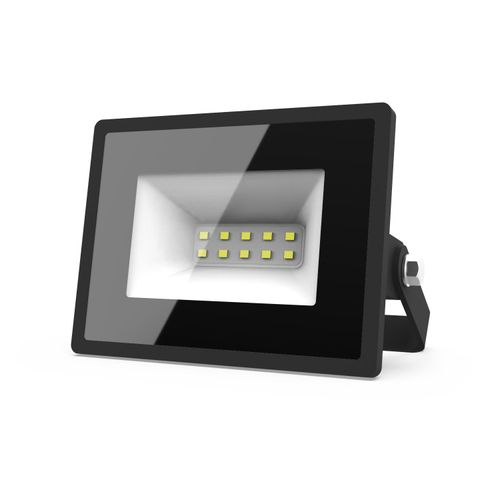 Прожектор Gauss Elementary 10W 850lm 6500К 200-240V IP65 черный LED, вид