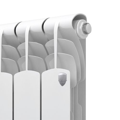 Радиатор секционный биметаллический Royal Thermo Revolution Bimetall 500 2.0 боковое подключение 10 секций, картинка