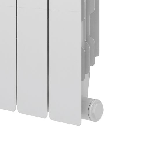 Радиатор секционный биметаллический Royal Thermo Revolution Bimetall 500 2.0 боковое подключение 12 секций, вид