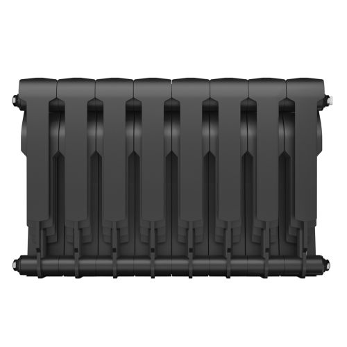 Радиатор секционный биметаллический Royal Thermo BiLiner 350 Noir Sable боковое 8 секций, фото