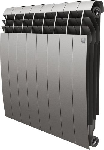 Радиатор биметаллический Royal Thermo BiLiner боковое подключение 10 секций, изображение