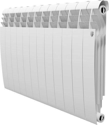 Радиатор биметаллический Royal Thermo BiLiner 500 12 секций белый, вид