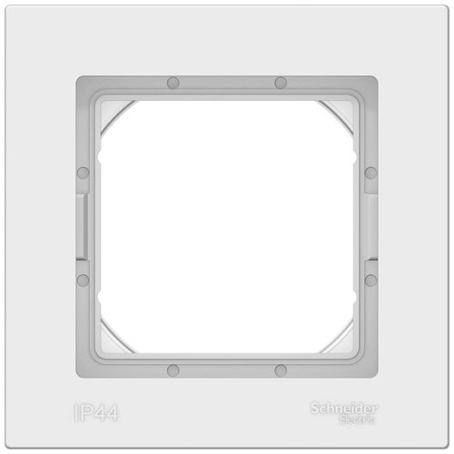 Рамка 1 пост Schneider Electric Atlas Design белый, фотография