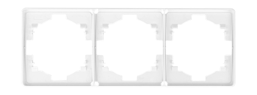 Рамка Kranz Round 3-постовая перламутр, фотография