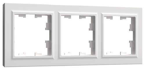 Рамка 3 поста IEK BRITE белый, картинка