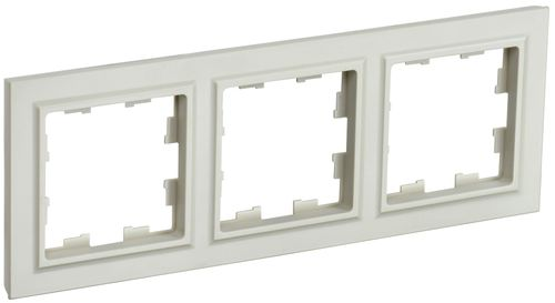 Рамка 3 поста IEK BRITE бежевый, фотография