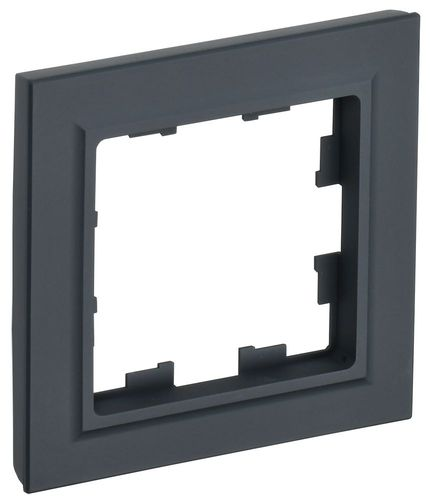 Рамка 1 пост IEK BRITE BR-M12-K53 графит, фотография