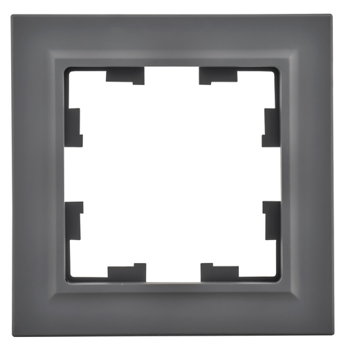 Рамка 1 пост IEK BRITE BR-M12-K53 графит, изображение