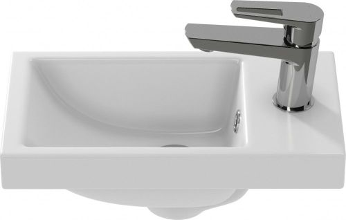 Раковина накладная Cersanit COMO S-UM-COM40/1-W 40 см, изображение