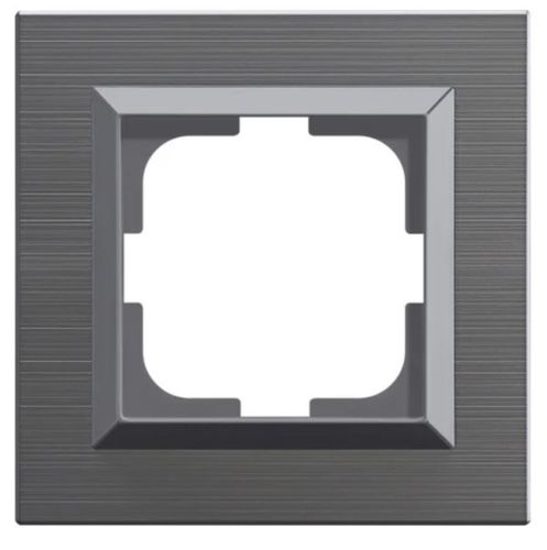 Рамка 1 пост OVIVO Quantum сталь, фотография