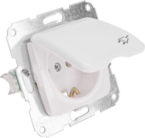 Розетка электрическая Kranz DEA KR-78-0213 белый, вид