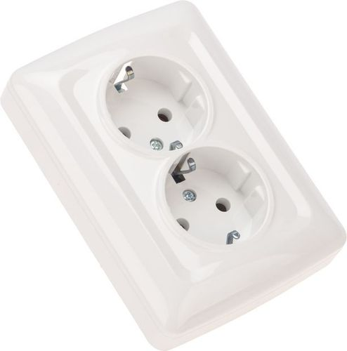 Розетка электрическая Kranz DEA KR-78-0220 белый, картинка
