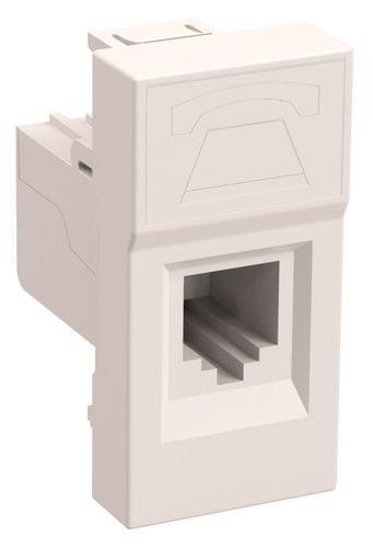 Розетка RJ-11 1 пост IEK Праймер белый, фотография