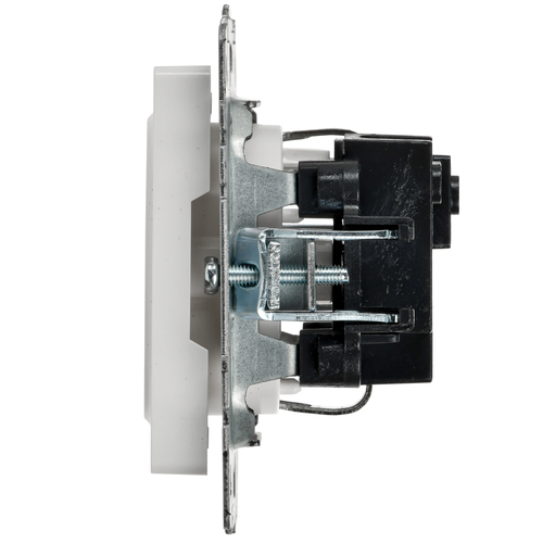 Розетка электрическая IEK BRITE BR-R11-16-K01 белый, фото