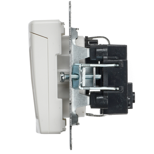 Розетка электрическая IEK BRITE BR-R16-16-K01 белый, фото