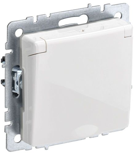 Розетка электрическая IEK BRITE BR-R16-16-K01 белый, картинка