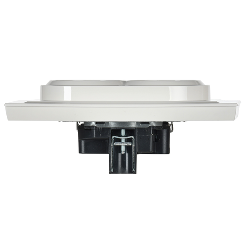 Розетка электрическая IEK BRITE BR-R21-16-K01-F белый, детальное фото