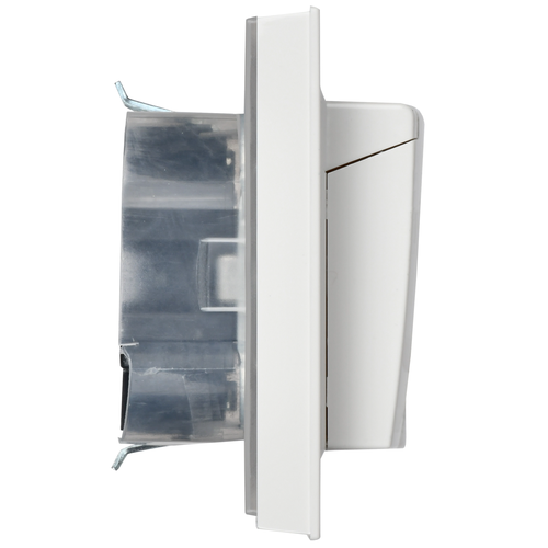 Розетка электрическая IEK BRITE BR-R26-16-44-K01-F белый, фотография