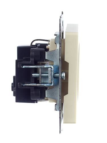 Розетка электрическая IEK BRITE BR-R11-16-K10 бежевый, фото