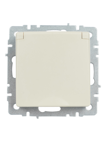 Розетка электрическая IEK BRITE BR-R16-16-44-K10 бежевый, фото