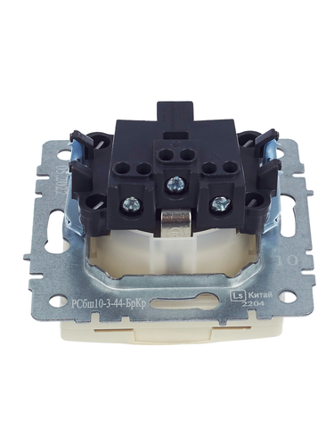 Розетка электрическая IEK BRITE BR-R16-16-44-K10 бежевый, картинка