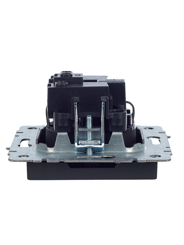 Розетка электрическая IEK BRITE BR-R14-16-K53 графит, картинка