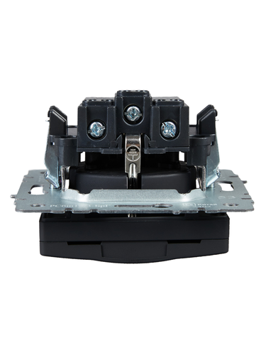 Розетка электрическая IEK BRITE BR-R16-16-K53 графит, картинка
