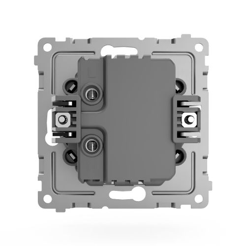Розетка USB 2 поста TOKOV ELECTRIC PIXEL карбон, детальное фото