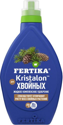 Удобрение FERTIKA Кристалон для хвойных 250 мл, крупный план