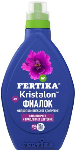 Удобрение минеральное FERTIKA Kristalon для фиалок 250 мл, картинка