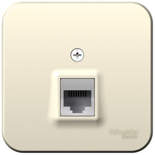 Розетка RJ-45 Schneider Electric BLANCA BLNIA045002 молочный, детальное фото