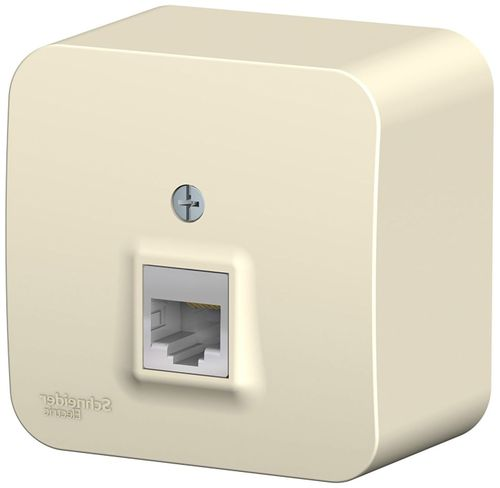 Розетка RJ-45 Schneider Electric BLANCA BLNIA045002 молочный, детальное фото