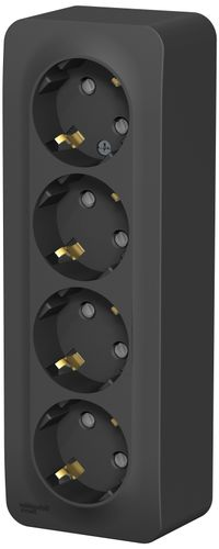 Розетка электрическая Schneider Electric BLANCA BLNRA011416 антрацит, фото