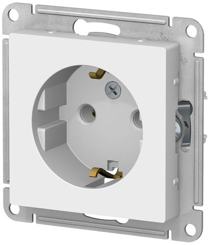 Розетка электрическая Schneider Electric Atlas Design ATN000149 белый, фотография