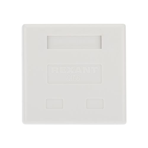 Розетка RJ-45 2 поста REXANT белый, детальное фото