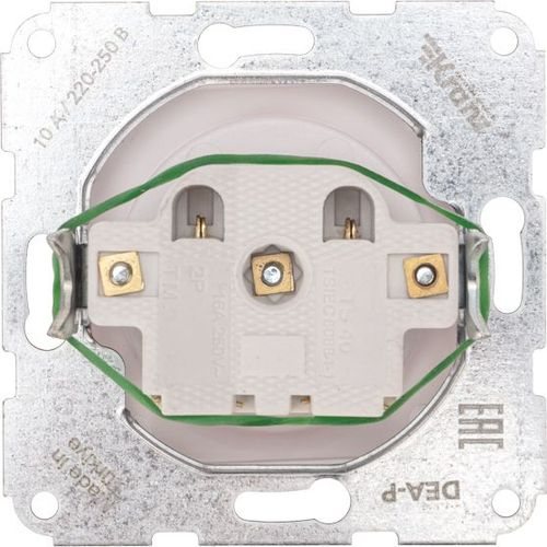 Розетка электрическая Kranz DEA KR-78-0210 белый, картинка