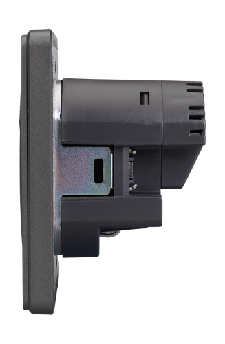 Розетка USB Type-A+C 1 пост Kranz Round титан, фотография