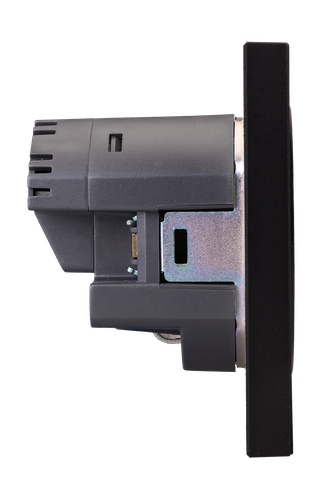 Розетка USB Type-A+C 1 пост Kranz Strong антрацит, вид