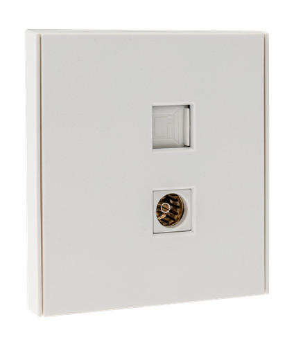 Розетка RJ-45 1 пост Kranz Strong жемчуг, детальное фото