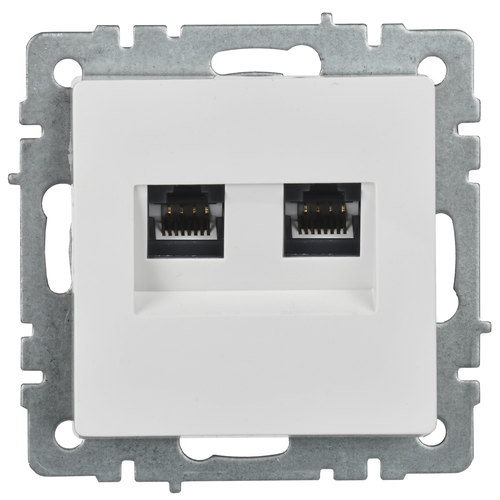 Розетка RJ-45 IEK BRITE BR-K20-1-K01 белый, фото